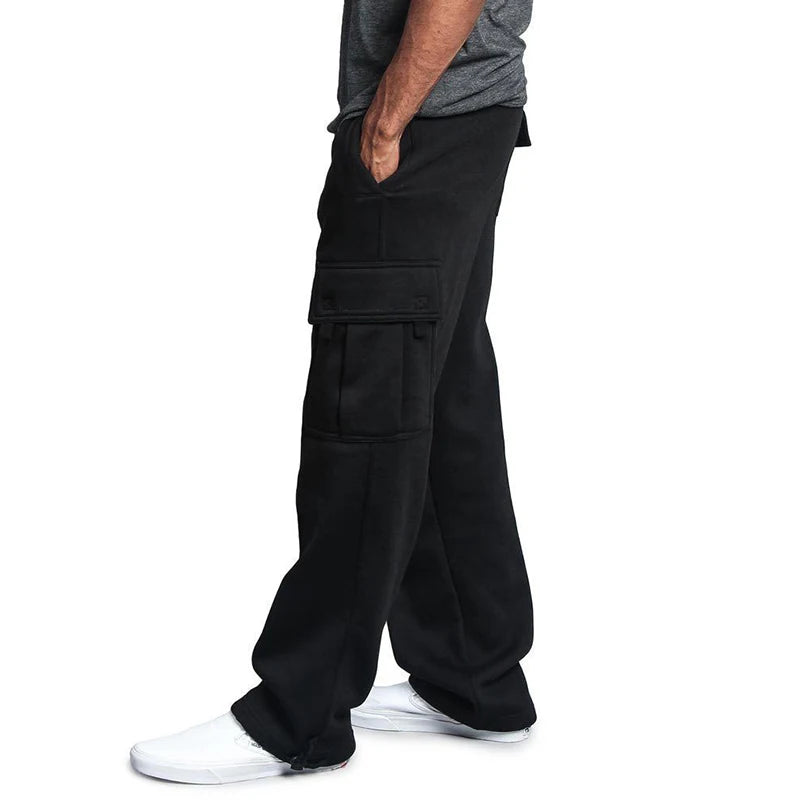 Mens Casual Cargo Style Sweatpants