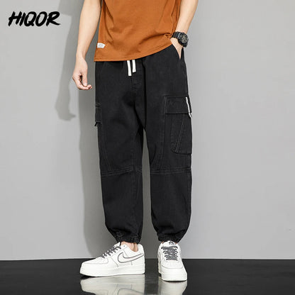 Mens Casual Work Wear Cargo Pants