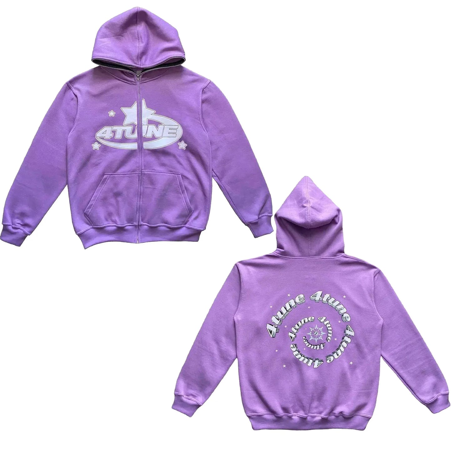 4Tune Y2K Zip Up Hoodie