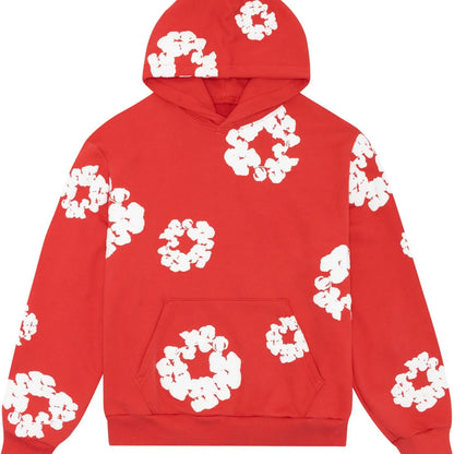Y2K Cotton Flower Print Hoodies & Sweatpants