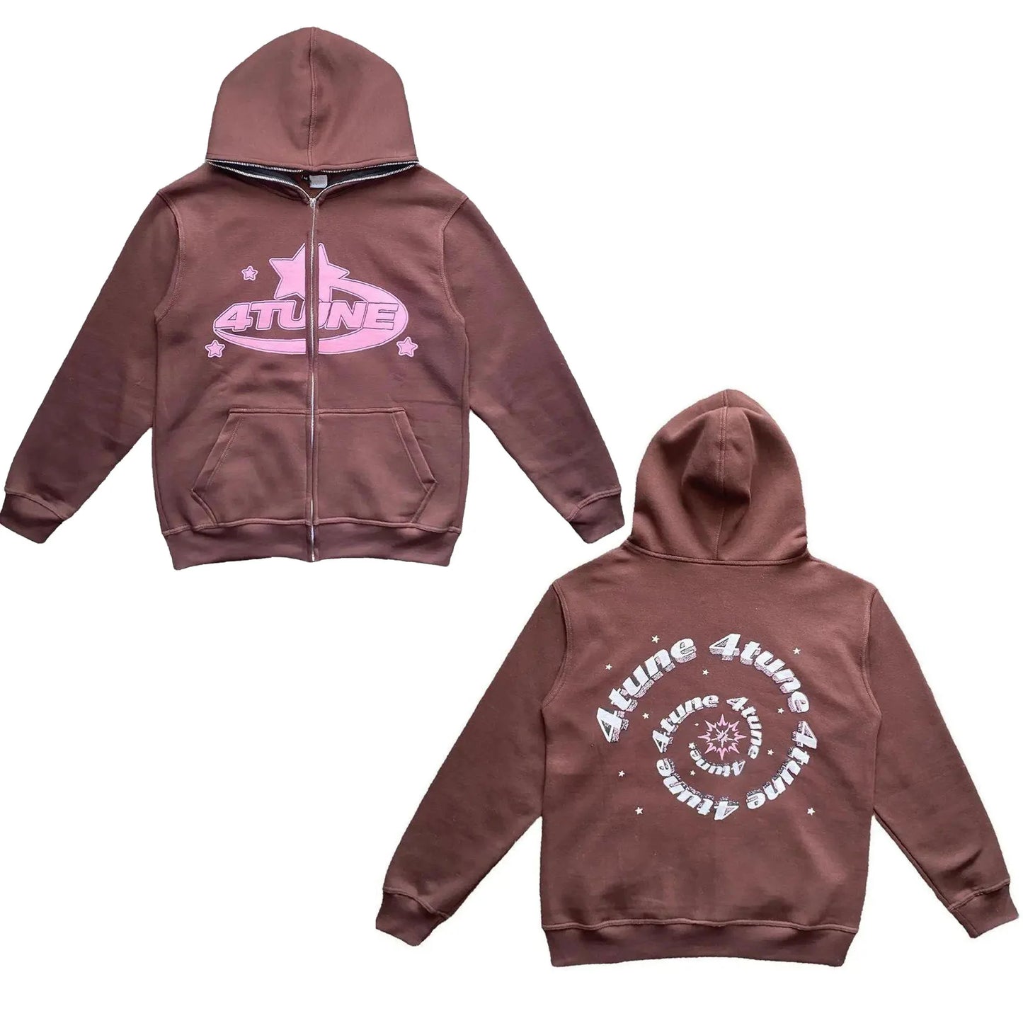4Tune Y2K Zip Up Hoodie