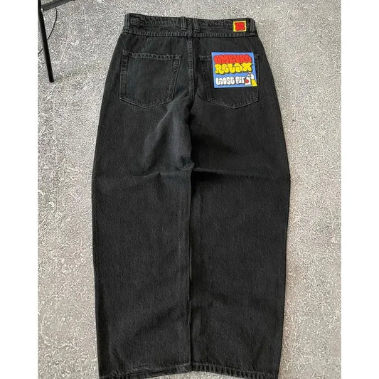 Y2K Cartoon Design Baggy Jeans/Pants